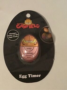 Garfield Egg Timer - Pink Novelty Kitchen Timer